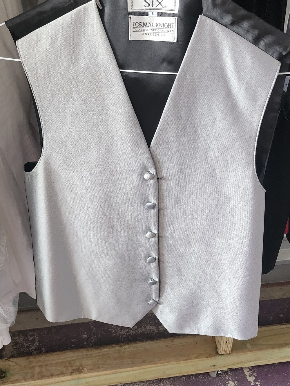 Silver Vest Mens